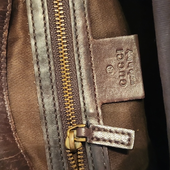 Gucci Canvas/Leather Logo Shoulder Bag Rare - Picture 13 of 17